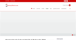 Desktop Screenshot of llamayahorra.com